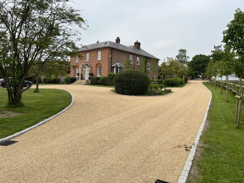 Gravel driveway