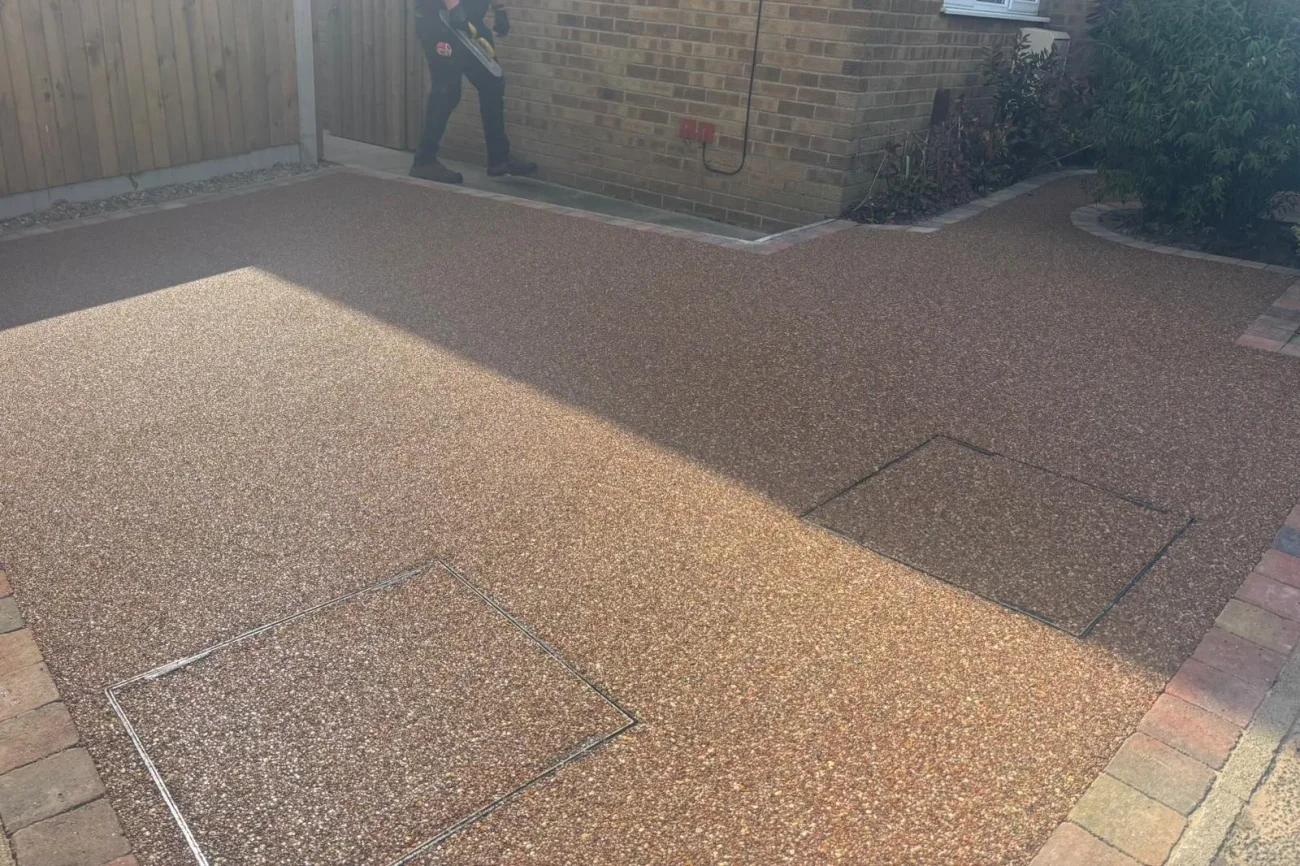 Resin bound driveway in Thorpe Marriott
