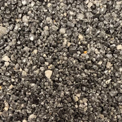 Resin bound Anthracite aggregate — driveway colour sample, Norfolk