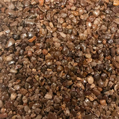 Resin bound Bronze aggregate — driveway colour sample, Norfolk