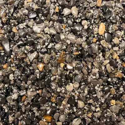 Resin bound Charcoal aggregate — driveway colour sample, Norfolk