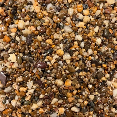 Resin bound Copper aggregate — driveway colour sample, Norfolk