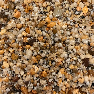 Resin bound Golden Harvest aggregate — driveway colour sample, Norfolk