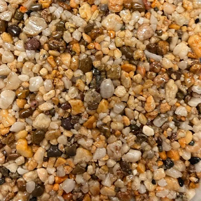 Resin bound Ivory aggregate — driveway colour sample, Norfolk