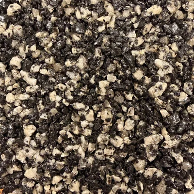 Resin bound Midnight aggregate — driveway colour sample, Norfolk