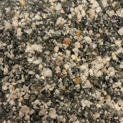 Resin bound Platinum aggregate — driveway colour sample, Norfolk