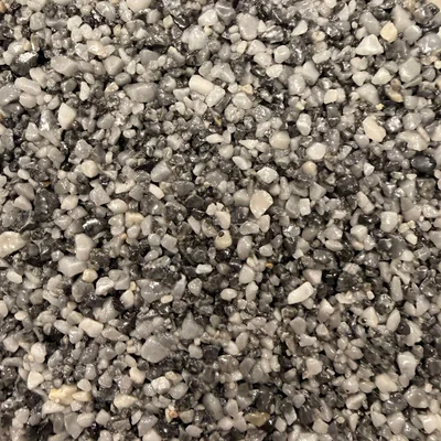 Resin bound Steel aggregate — driveway colour sample, Norfolk