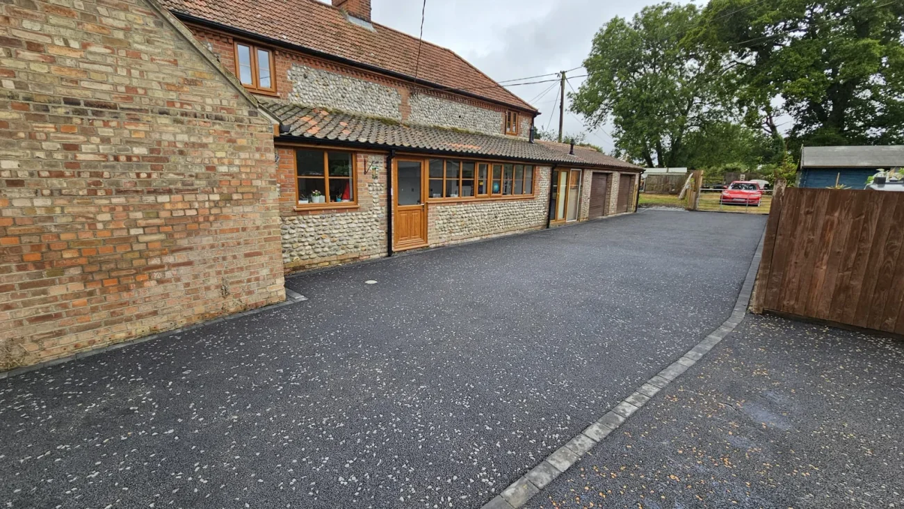 Silver-grey driveway, Sheringham